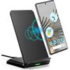 Okaymobile Caricabatterie rapido wireless per Google Pixel 11 10 10a 9 8 8a 7 7 7 a 6 5 Pro XL Fold - Tappetino di ricarica induttivo con protezione contro il surriscaldamento - Compatibile con tutti i modelli