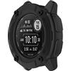Blueshaweu Custodia protettiva compatibile con Garmin Instinct 2X Solar Smartwatch, in silicone custodia protettiva, portatile antiurto con Garmin Instinct 2X Solar Smartwatch (nero)