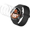 Aiziki [4 Pezzi Vetro Temperato per Ticwatch Atlas/Ticwatch Pro 5 Enduro/TicWatch Pro 5/ TicWatch Pro 3/ TicWatch Pro 3 Ultra, HD Chiaro, Anti Graffio, Anti-Impronte