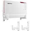 TIUIHU Supporto da parete per AVM Fritz!Box 5690 Pro, Fritzbox 5690 per supporto a parete, robusto supporto per router in fibra ottica Fritzbox 5690 Pro (versione tedesca)