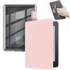 ERUNTO Custodia ERUNTO per Kindle Paperwhite 7 (2024), Signature e Colorsoft - Retro acrilico, chiusura magnetica con laccetto, accensione/spegnimento(Rosa)