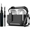 Luonaa Compatibile con AirPods Pro 2nd/1st Case Custodia Protettiva con Kit di Pulizia, Custodia Rigida di Protezione Antiurto per Tutto il corpo, Compatibile con Custodia AirPod Pro (2023/2022/2019)