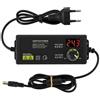 VOBOR Adattatore Alimentazione Universale AC 100-240V a 3-36V Regolabile, 1.7A Output Anti-Interferenza per Monitor LCD, Barra Luminosa a LED, Motore