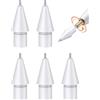 Link Dream 5 Pezzi Punte per Apple Pencil PRO, Punta Apple Pencil 1st e 2nd, Alta Sensibilità Punte, Punta Ricambio Accessori, per Apple Pencil 1a e 2a Generazione/PRO/USB C (Appuntito)