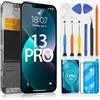 ARSSLY LCD Schermo per iPhone 13 PRO LCD Display per iPhone 13 PRO A2483 A2636 A2638 A2639 A2640 Display Touch Screen Digitizer Ricambio Assembly + Riparazione Kit (Nero, Incell)