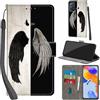 Haninsuze Cover per Xiaomi Redmi Note 11 Pro/Note 12 Pro 4G Custodia Cover Pelle Libro Portafoglio con Porta Carte Protezione Antiurto Cuoio Flip Case Custodia Cover per Redmi Note 11 Pro, ala