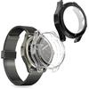 kwmobile Set 2x Custodia Smartwatch Compatibile con Xiaomi Watch S4 Sport Cover - Case Silicone Protezione Orologio Fitness trasparente/nero