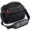 FOSOTO Custodia antiurto per DSLR compatibile con Canon EOS 4000D 2000D 1300D 250D 750D 80D 7D, Nikon D3500 D3400 D5600 D750, Panasonic Lumix DMC FZ82 FZ72 FZ330 impermeabile con copertura antipioggia