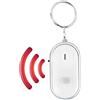 Leapiture Localizzatore Chiave, Finder Chiave Fischietto Localizzatore Oggetto Localizzatore Portachiavi Controllo Vocale Dispositivo Anti-Smarrimento Per Telefono Portachiavi Portafoglio Bagagli(Bianco)