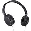 Eboxer ASHATA Cuffie cablate con Microfono, Cuffie Stereo HiFi Over-Ear Cuffie Pieghevoli con Comodi padiglioni Auricolari, Supporto Scheda TF per telefonate, Giochi, Musica (Nero)