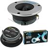 Pyle 2 SUPER TWEETER PYLE PDBT18 da 150 watt rms e 300 watt max da 9,60 cm di diametro e 99 db per portiere sportelli auto con profondità solo 3,70 cm, a coppia