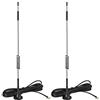 Bingfu LTE Antenna TS9 7dBi MIMO 4G Esterno, Amplificatore di segnale con base magnetica e prolunga 3 Metri Compatibile con Telekom Vodafone O2 Mobile Hotspots Aircards LTE Router