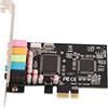 Ailgely Scheda 6 Conversione Stereo Hardware con CD Driver Scheda Desktop Nera CMI8738 PCI-E 7/Vista/XP 32/64 Bit