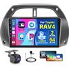 Inefala 2+64G Android 15 Autoradio per Toyota RAV4 2001-2006 con Wireless CarPlay Android Auto, 9 Pollici Schermo per Auto Soporta Bluetooth WIFI 26UI GPS FM EQ SWC AHD Telecamera Posteriore