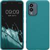 kwmobile Custodia Compatibile con Nokia X30 5G Cover - Back Case per Smartphone in Silicone TPU - Protezione Gommata - petrolio matt