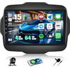 CAMECHO 4+64G Android 15 Navi Autoradio per Jeep Renegade 2016-2020, 9 Pollici GPS Bluetooth Radio Incell HD TouchScreen con Senza Fili Carplay Android Auto WIFI FM RDS EQ + Telecamera Posteriore