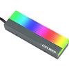 Luqeeg 5V ARGB Dual Interface NVMe M.2 Dissipatore SSD Cooler per Unità SSD M.2 2280, con Pad Termico, Retroilluminazione RGB