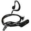 HYSHIKRA Walkie Talkie Auricolare di sicurezza Auricolare compatibile con Motorola DP3400 DP4400 DP4800 DGP4150 XiR-P8200 Radio G Shape Ear Piece con microfono e PTT