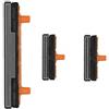 Generic Set di ricambio per pulsante laterale per Samsung Galaxy S9 e S9 Plus, pulsante di accensione e pulsanti del volume (nero) (grigio)