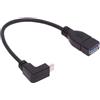 chenyang Cavo USB C OTG da USB C a USB 3.0 OTG, con angolo di 90 gradi, 0,2 m, CY-UC-200-UP