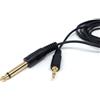 Drut Jack Mono da 1,5 m da 3,5 mm a Jack Mono da 6,35 mm Cavo Audio coassiale TS, Maschio a Maschio, estremità Dorate, 5 Piedi