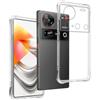 REY Cover in Gel TPU Anti-Shock per ZTE Nubia Z70 Ultra, Morbido Silicone Custodie Protettivo Case, Anti-Scratch, Protettiva Sottile Back Cover