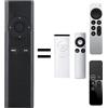 Alkia - Telecomando di ricambio compatibile per Apple TV MC377LL/A, compatibile con Apple TV2 TV3, iMac, MacBook, iPod, iPhone, MC377LL/A