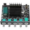 Goshyda Scheda Amplificatore Stereo Digitale, ZK‑MT21 Bluetooth 2.1 Canali CC 12‑24 V, Modulo Amplificatore di Potenza HiFi Fai-da-Te, per Altoparlanti 15‑100 W 4‑8 Ω