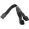 Gintai Cavo di Alimentazione GPU da 8 Pin a Doppio 8 Pin (6+2) per Scheda Video Grafica VGA Femmina a Doppio PCI-E Maschio Y 18AWG Cavo di Alimentazione