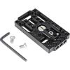 NICEYRIG Switching Cheese Easy Plate Kit con supporto per pattino freddo per binari, code di rondine e aste corte