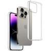 REY Pack 3X Cover in Gel TPU Trasparente per iPhone 15 PRO Max 6,7, Ultra Sottile 0,33 mm, Morbido Flessibile, Custodia Silicone