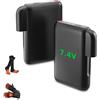 Rtdep Batteria di ricambio per guanti riscaldati da 7,4 V, 3000 mAh, per calze riscaldate, cappelli, pantofole termiche, batterie estese - guscio isolante