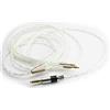 ABLET Cavo HiFi con maschio bilanciato da 4,4 mm a doppio connettore da 3,5 mm, compatibile con cuffie Hifiman Sundara, Arya, Ananda e per Sony WM1A, NW-WM1Z, PHA-2A