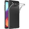 MaiJin Custodia per LG Q6 / Q6 Plus / Q6 Mini (5,5 Pollici) Morbido TPU Cover Cristallo di Rocca Trasparente Anti Scivolo Protezione Posteriore Cover