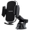 VIIMAKE Supporto per telefono da auto, con morsetto a ventosa, per parabrezza/cruscotto, con forte gel adesivo, per iPhone, Samsung, GPS, dispositivi da 4 a 6,8 pollici