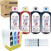 Fink 603XL - Kit di ricambio per stampanti Epson 603 o 603XL, compatibile con stampanti Expression Home XP-3100 XP-2105 XP-4100 XP-2100 XP-3105 XP-4105 WF-2810 WF-2830 WF-2835 WF-2850
