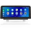 LOVEVEH Schermo wireless Android Auto Carplay Compatibile con BMW Serie 1 E81 E82 E87 E88 2004-2008 con supporto sistema CCC Mirrorlink Bluetooth Siri Schermo per auto da 10,25 pollici Radio