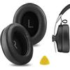 Geekria Cuscinetti auricolari di ricambio per cuffie wireless Sennheiser Momentum 3.0, parti di riparazione (nero)