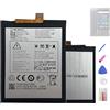 HIGHAKKU Batteria di ricambio TLP029C1 TLP029C7 compatibile con BlackBerry KEY2 LE BBE100-4, BBE100-5, BBE100-1, BBE100-2 con strumenti