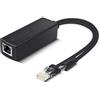 ipolex Gigabit Active PoE Power Over ethernet Splitter Adattatore 48V a 12V, DC Jack 5.5x2.1mm, IEEE 802.3af/at conforme a 10/100/1000Mbps PoE Splitter con uscita 12V per telecamera di sorveglianza CCTV e