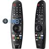 FOXRMT Telecomando di ricambio LG Magic per LG AN-MR20GA AN-MR19BA AN-MR18BA Smart TV 4K Ultra UHD OLED QNED NanoCell con puntatore e funzione vocale (AKB75855501)