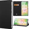 DUX DUCIS Custodia per Samsung Galaxy A36/A56 5G, [Porta Carte] [Funzione Supporto] Antiurto PU Pelle Portafoglio Flip Case, Cover per Galaxy A36/A56 5g 6,64 2025, Nero