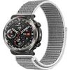 GIOPUEY 22mm Nylon Cinturini Compatibile con Blackview W50 Pro/W90 PRO, Traspirante Sport Loop Cinturino in Morbido Nylon Intrecciato, Donne Uomo - Grey