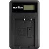 Norifon EN-EL8 LCD USB Caricatore per Nikon Coolpix S52c, P1, P2, S1, S2 | Compatibile con Nikon Coolpix S3, S5, S50, S50c, S51, S51c, S52, S6, S7, S7c, S8, S9