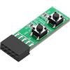 SinLoon 9Pin Reset/Power ON / Off Switch Board Adapter Test per scheda madre PC desktop