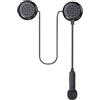 OBEST Auricolare Bluetooth 5.0 per Casco, Impermeabile Moto Bluetooth Cuffia, Controllo Musicale, Wireless Mani Libere Rumore Riduzione Auricolare per Ciclismo/Sci/Equitazione