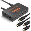 Uzanpie Splitter HDMI 1 in 4 out, Sdoppiatore HDMI Supporta 3D 4K UHD 1080P per PS-4/5 X-box Roku Lettore Blu-Ray HDTV (014)