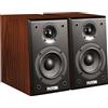 DIFIIFOL PAIYON Q1 50W Libreria Passiva 8 Ohm Altoparlanti HiFi Stereo Home Audio con 2 Vie 4 Woofer 1 Cat-Eye Silk Tweeter (amplificatore o ricevitore richiesto)
