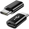 Dragon Trading DragonTrading Adattatore da micro USB a USB C, da USB tipo C maschio a micro USB femmina, adattatore USB C compatibile con telefoni di tipo C, tablet e altro (nero)
