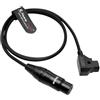 Alvin's Cables XLR 4 Pin Femmina a D-tap Cavo di Alimentazione per Practilite 602 DSLR Videocamera Sony F55 SXS Camera 1M